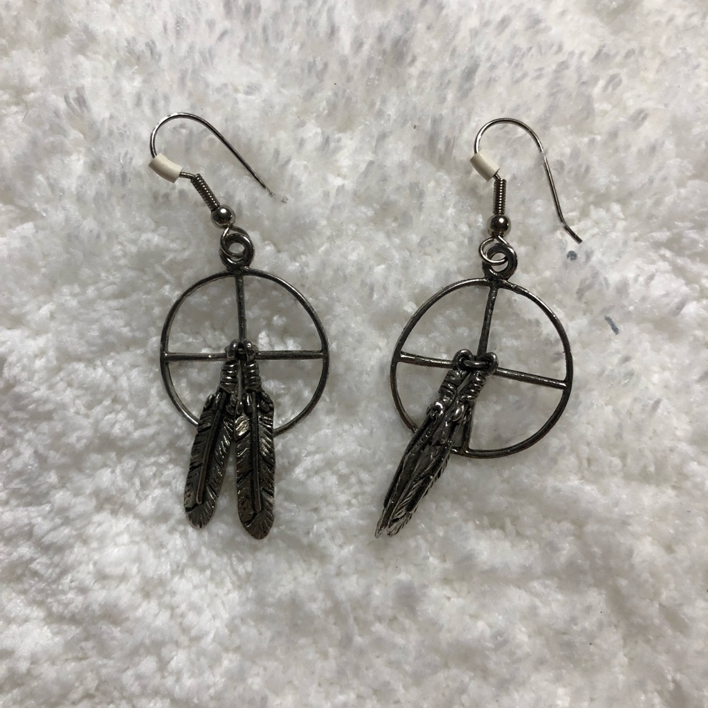 726 Feathered Earrings